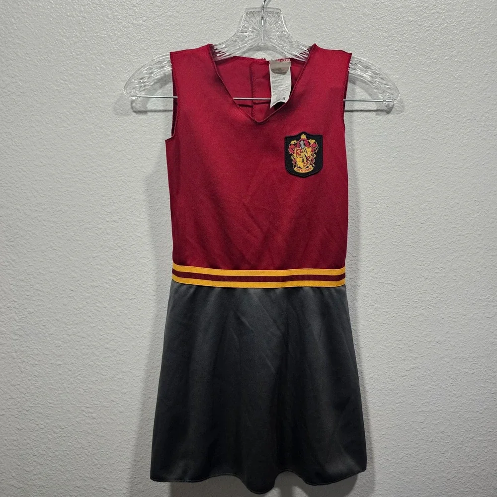 Harry Potter Gryffindor Costume Dress Kids Small 4-6X Red Grey Disguise 108029L